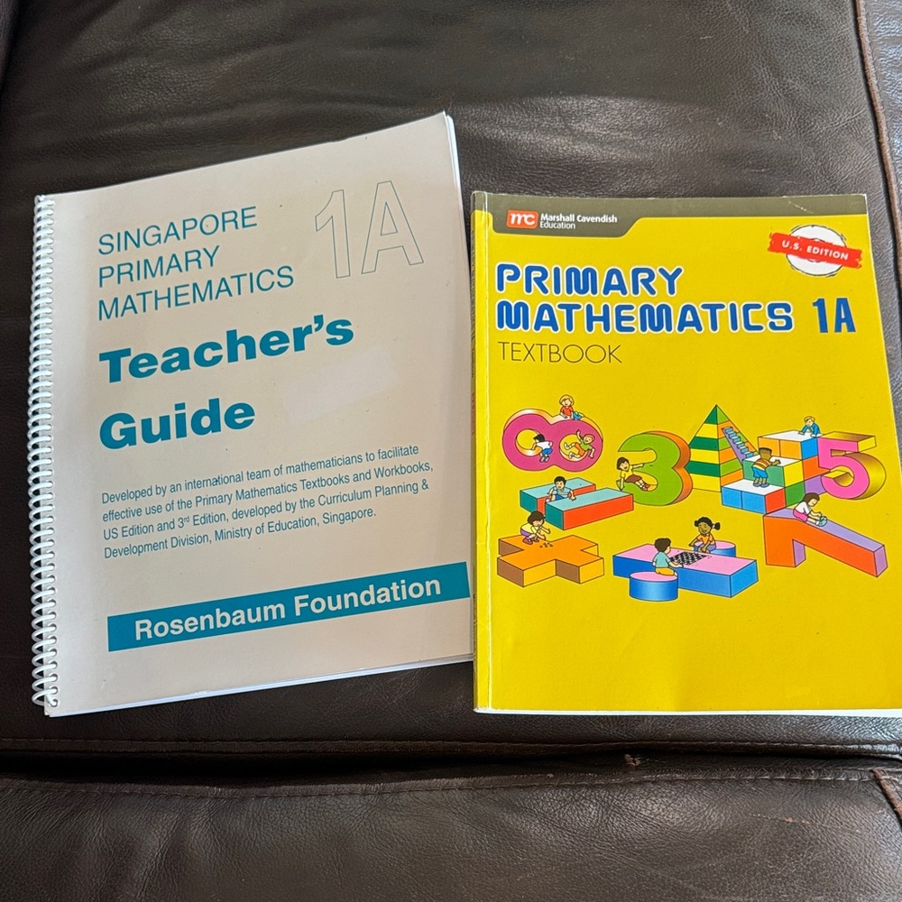 Singapore Primary Mathematics Textbooks & Workbooks 1A & 1B